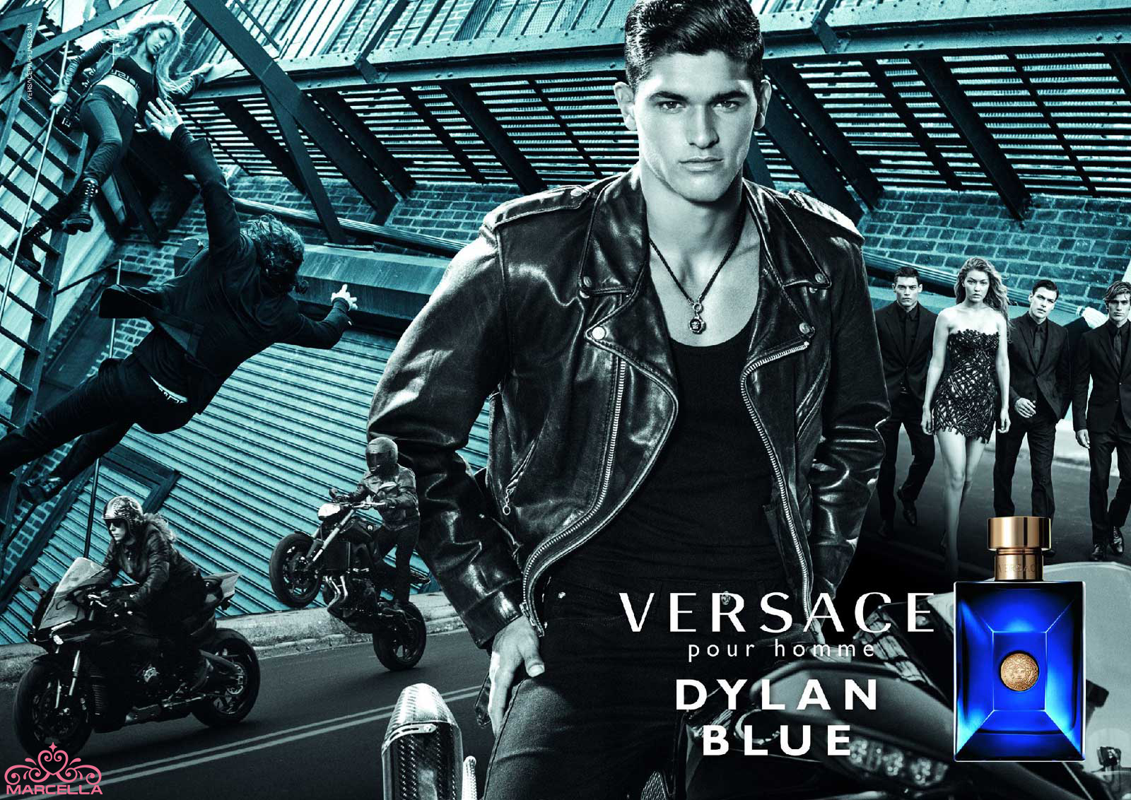 خرید عطر (ادکلن) ورساچه پورهوم دیلن بلو (ورساچه دیلان آبی) مردانه Versace Pour Homme Dylan Blue اصل